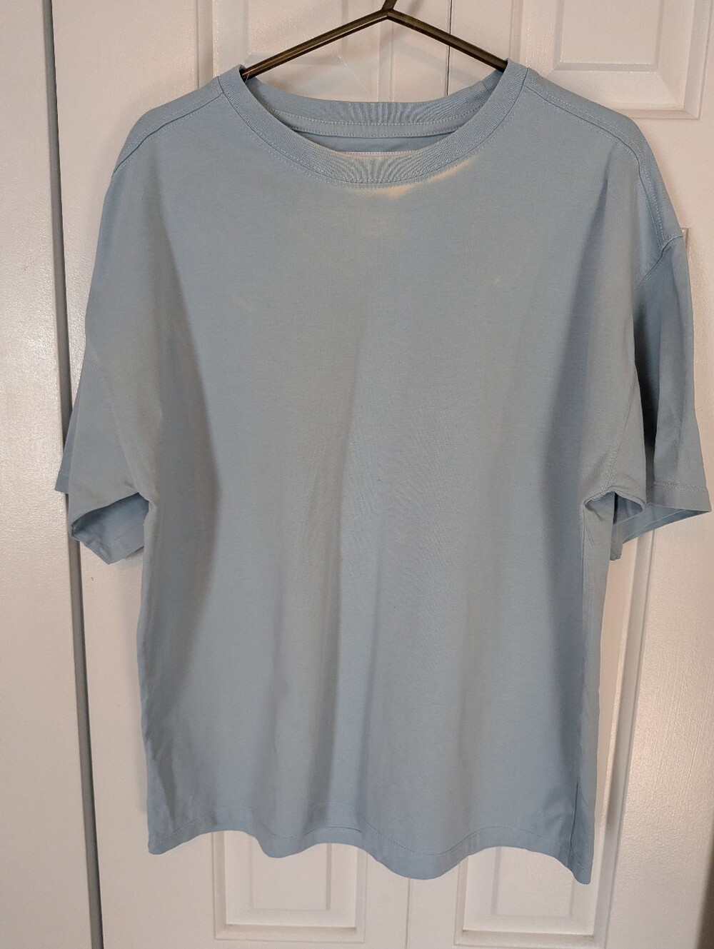 Zara Pale Blue Short Sleeve Crewneck Tee